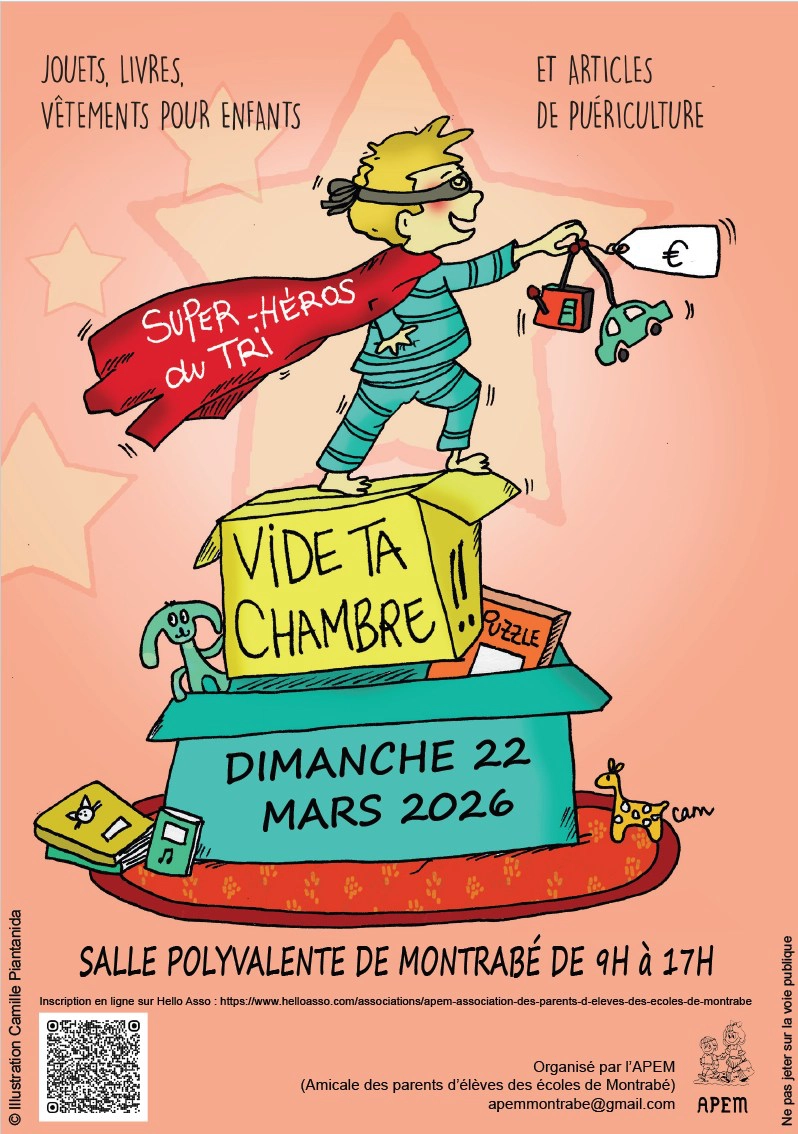 Affiche Vide ta chambre